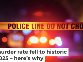 The reported rate of murder and nonnegligent manslaughter may be the lowest since reliable national data began to be collected in 1960. Jeremy Hogan/Photodisc via Getty Images